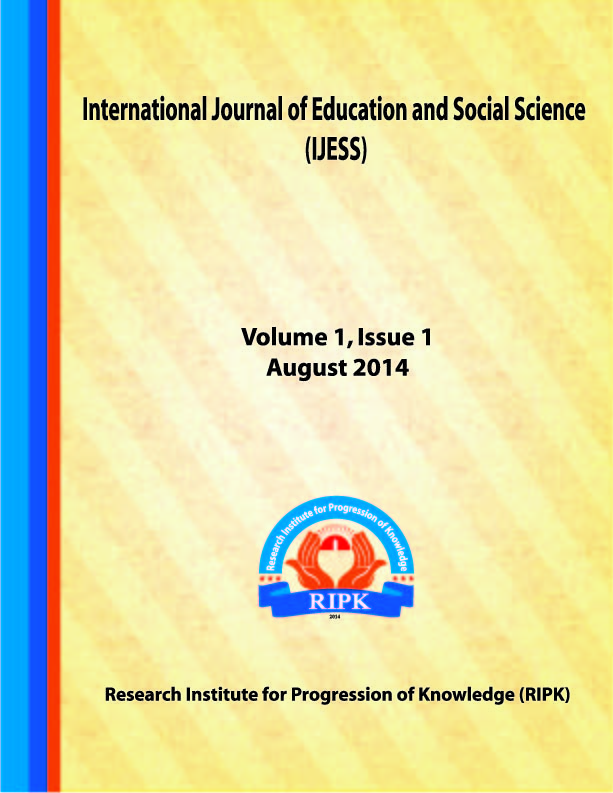 International Journal of Education and Social Science (IJESS) cover